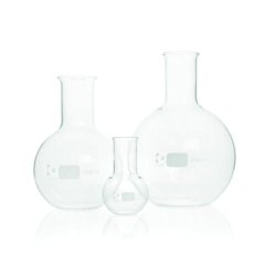 Flat bottom flasks, DURAN<sup>®</sup>, wide neck